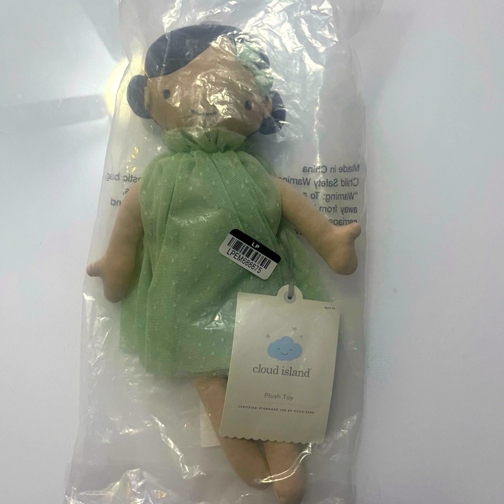 Plush Doll with Pink Dress - Cloud Island